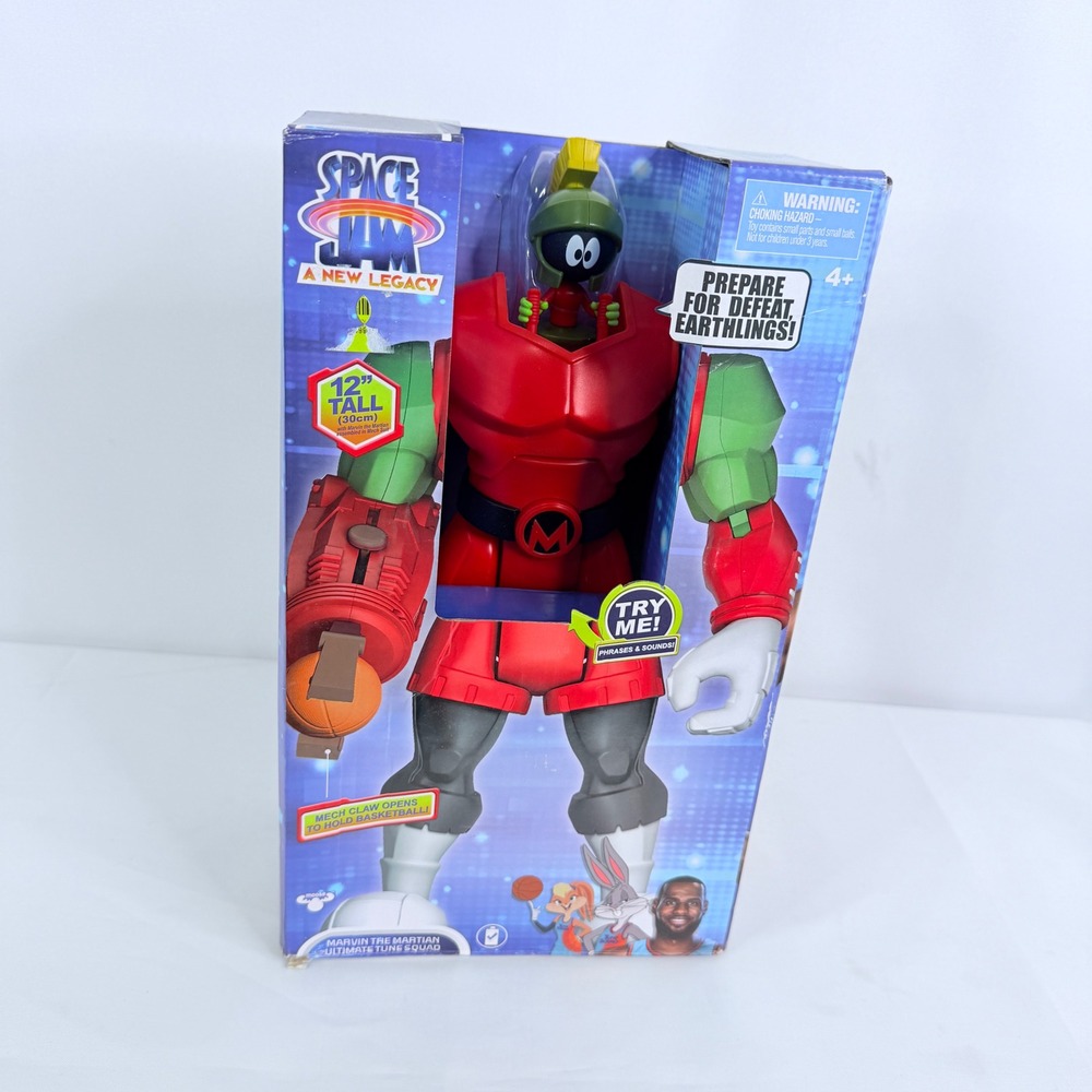 Space Jam A New Legacy Marvin The Martian Ultimate Tune Squad 12in Action Figure